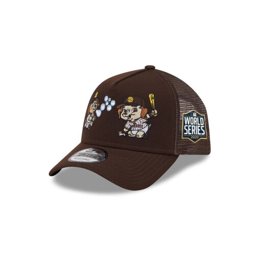 San Diego Padres Mascot Duo A-Frame Snapback in Brown