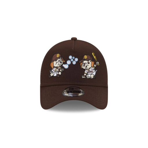 San Diego Padres Mascot Duo A-Frame Snapback in Brown