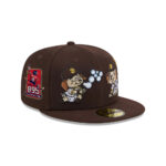 San Diego Padres Mascot Duo Fitted Cap in Brown