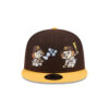 San Diego Padres Mascot Duo Snapback in Brown