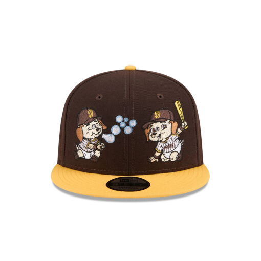 San Diego Padres Mascot Duo Snapback in Brown