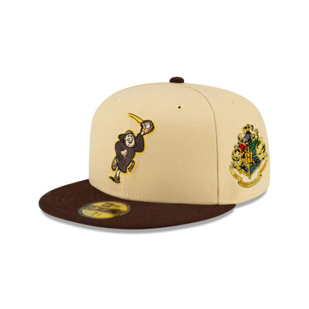 San Diego Padres Mascot Fitted Cap in Cream