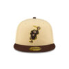 San Diego Padres Mascot Fitted Cap in Cream