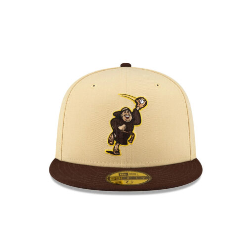 San Diego Padres Mascot Fitted Cap in Cream