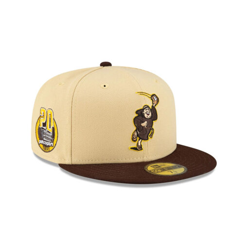 San Diego Padres Mascot Fitted Cap in Cream