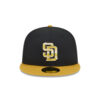 San Diego Padres Metallic Gold Logo Fitted Cap