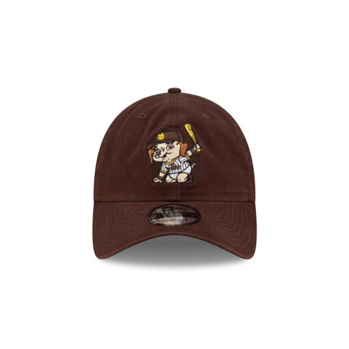 San Diego Padres Mini Mascot Adjustable Cap in Brown