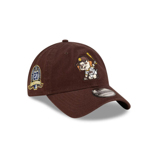 San Diego Padres Mini Mascot Adjustable Cap in Brown
