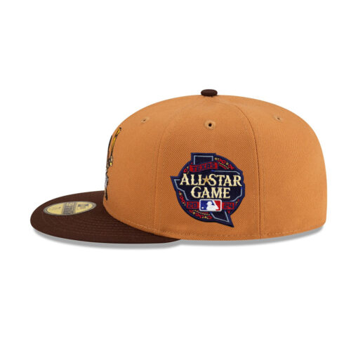San Diego Padres Mini Mascot Fitted Cap in Brown