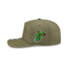 San Diego Padres Nylon Adjustable Cap in Olive Green
