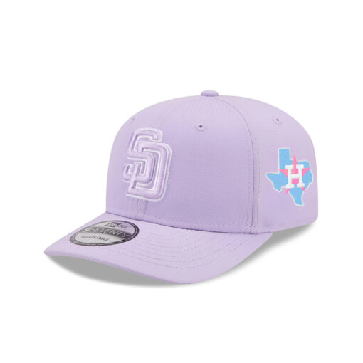 San Diego Padres Pastel Crepe Stretch-Snap in Lavender