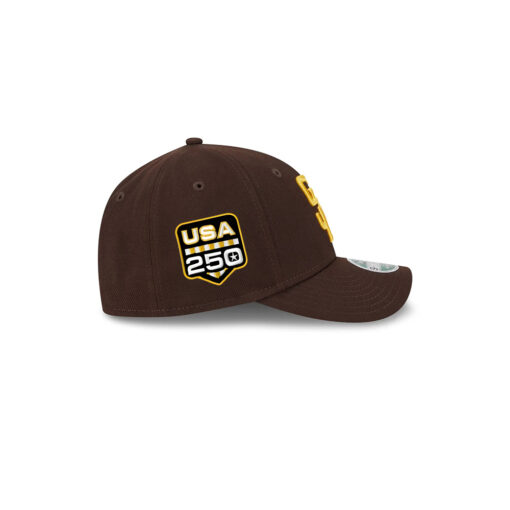 San Diego Padres Player Replica M-Crown Snapback in Brown