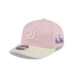 San Diego Padres Retro Crown Snapback in Light Pink