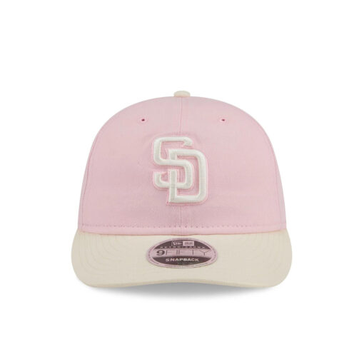 San Diego Padres Retro Crown Snapback in Light Pink