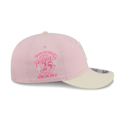 San Diego Padres Retro Crown Snapback in Light Pink