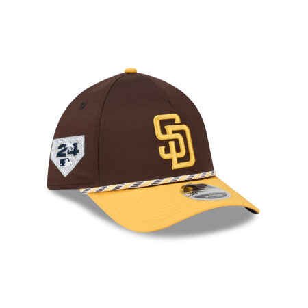 San Diego Padres Rope M-Crown Stretch-Snap in Brown