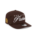San Diego Padres Script Adjustable Cap in Brown