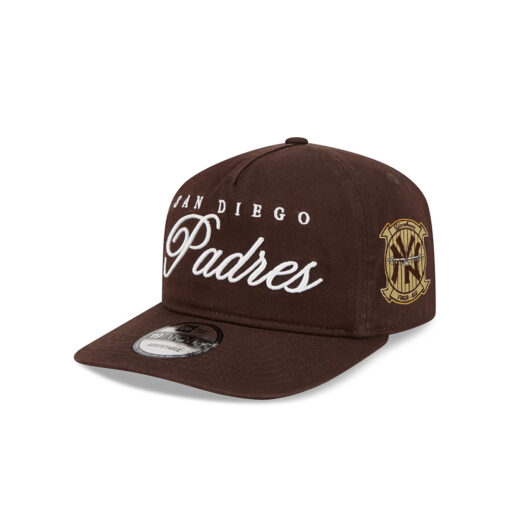 San Diego Padres Script Adjustable Cap in Brown San Diego Padres Script Adjustable Cap in Brown