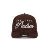 San Diego Padres Script Adjustable Cap in Brown 3 San Diego Padres Script Adjustable Cap in Brown