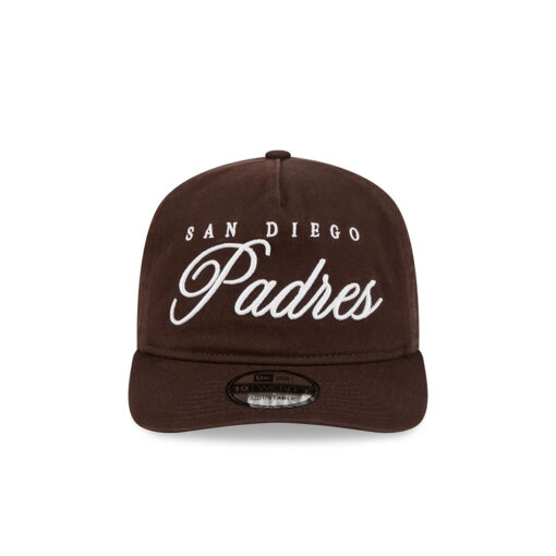 San Diego Padres Script Adjustable Cap in Brown San Diego Padres Script Adjustable Cap in Brown