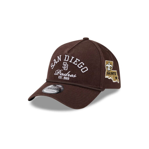 San Diego Padres Stacked Rope A-Frame Snapback