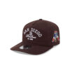 San Diego Padres Stacked Wordmark Adjustable Cap in Brown 1 San Diego Padres Stacked Wordmark Adjustable Cap in Brown