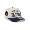 San Diego Padres Triple Mark A-Frame Snapback in Chrome White