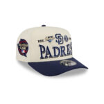 San Diego Padres Triple Mark A-Frame Snapback in Chrome White