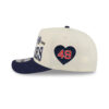 San Diego Padres Triple Mark A-Frame Snapback in Chrome White 2 San Diego Padres Triple Mark A-Frame Snapback in Chrome White