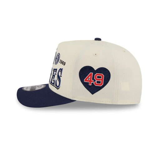 San Diego Padres Triple Mark A-Frame Snapback in Chrome White San Diego Padres Triple Mark A-Frame Snapback in Chrome White
