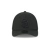 San Diego Padres Two-Tone M-Crown Stretch-Snap in Black/White