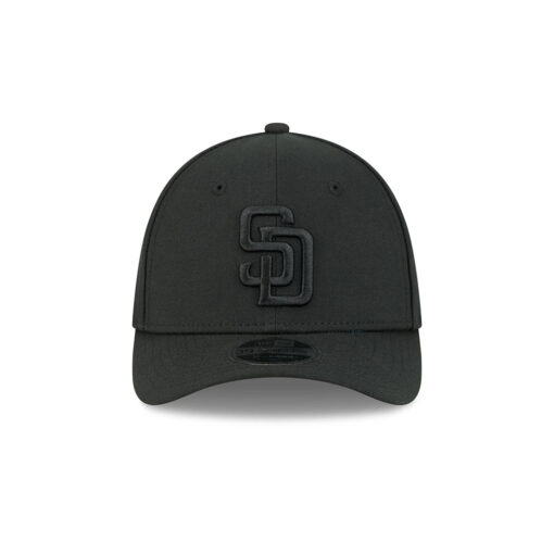 San Diego Padres Two-Tone M-Crown Stretch-Snap in Black White