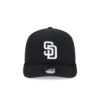 San Diego Padres Two-Tone Snapback in Black/White