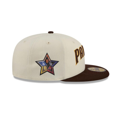 San Diego Padres Two-Tone Stitch Fitted Cap
