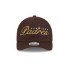 San Diego Padres Women’s Metallic M-Crown A-Frame Snapback in Brown