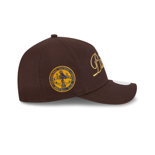 San Diego Padres Women’s Metallic M-Crown A-Frame Snapback in Brown