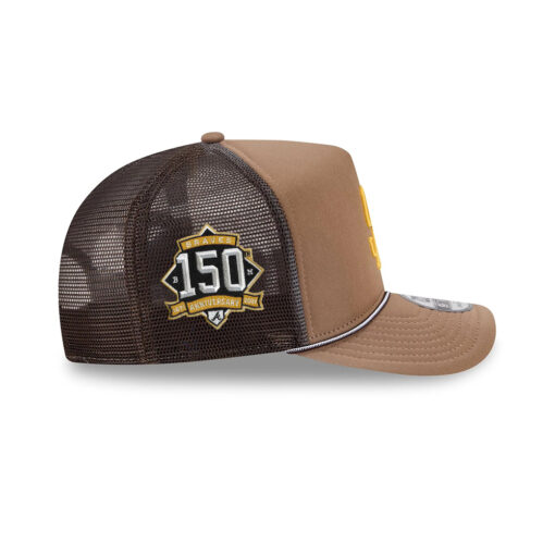 San Diego Padres Worn Fabric A-Frame Snapback