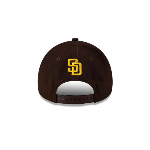 San Diego Padres x Hyperfly Japanese Script A-Frame Snapback in Brown