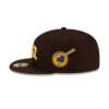 San Diego Padres x Hyperfly Japanese Script Fitted Cap in Brown