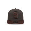 San Diego Padres x Three Looms Nylon Adjustable Cap in Black