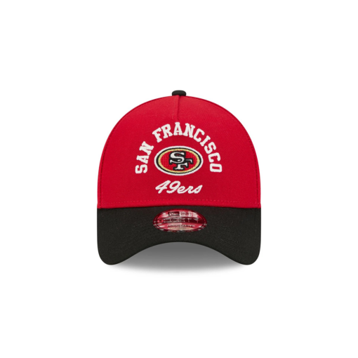San Francisco 49ers Arched Logo A-Frame Snapback Cap