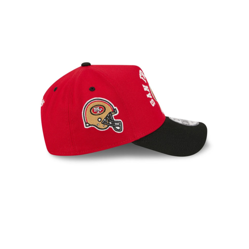 San Francisco 49ers Arched Logo A-Frame Snapback Cap