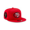 San Francisco 49ers Bowl Side Patch Snapback Cap in Red
