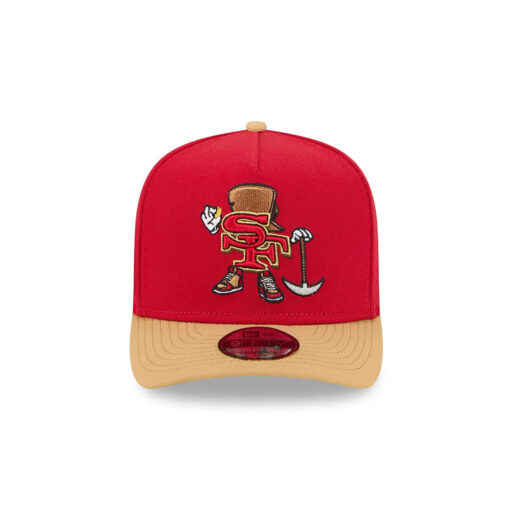 San Francisco 49ers Cartoon Logo A-Frame Snapback Cap