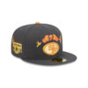 San Francisco 49ers Day of the Dead Fitted Cap in Graphite