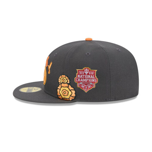 San Francisco 49ers Day of the Dead Fitted Cap in Graphite