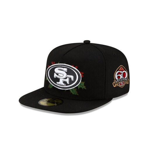 San Francisco 49ers Festive A-Frame Fitted Cap