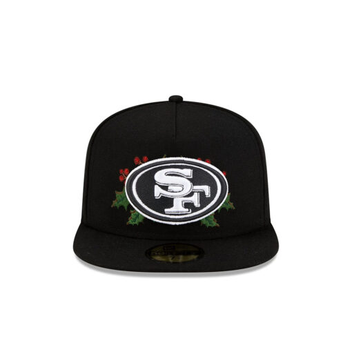 San Francisco 49ers Festive A-Frame Fitted Cap