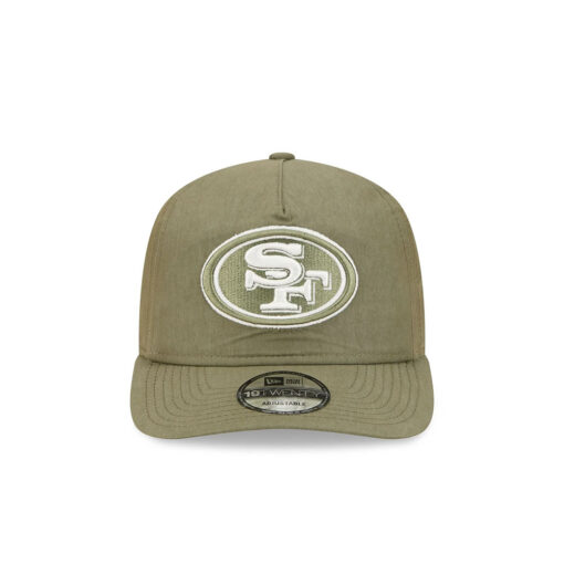 San Francisco 49ers Nylon Adjustable Cap in Olive Green