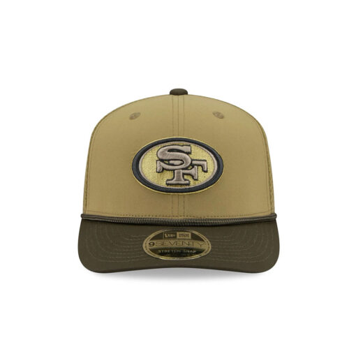 San Francisco 49ers Olive Curved Brim Mesh Trucker Cap